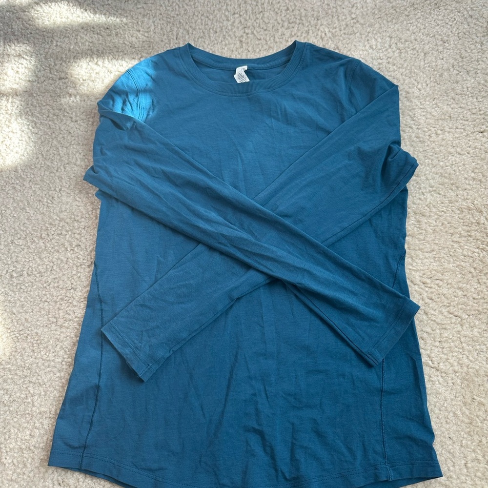 lululemon athletica teal Love Long-Sleeve Shirt